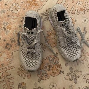 NOBULL Light Gray Knit Trainers